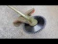 CIRCULAR Saw Blade on TRIMMER ??? +TEST