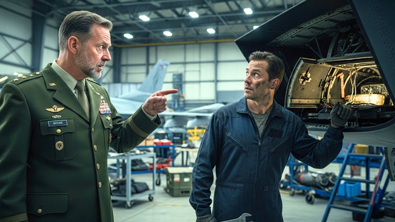 “ARREGLA ESTE JET O VAS A PRISIÓN”, AMENAZÓ EL GENERAL… PERO EL MECÁNICO DESCUBRIÓ EL OSCURO SECRETO