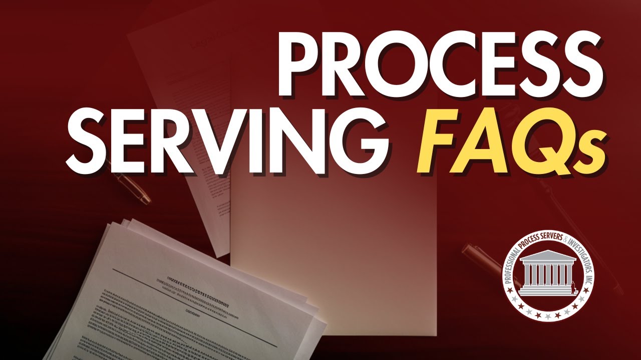Top Questions Attorneys Ask About Process Serving - YouTube
