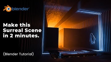Surreal scene In Blender | Blender Tutorial