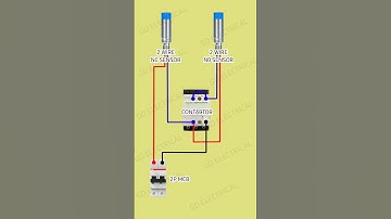 2 Wire Ac Proximity Sensor Holding A Contactor #proximitysensor #sensor