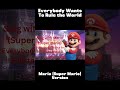 Mario super mario  everybody wants to rule the world shorts