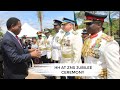 HH Arriving in Chongwe to officiate at the ZNS 50th Golden Jubilee Ceremony