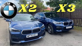 BMW X2 vs BMW X3 comparison