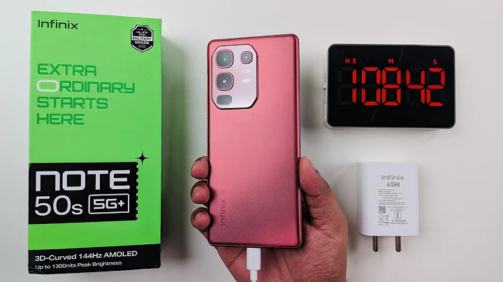 Infinix Note 50s 5G+ Plus Charging Test | Hyper Mode