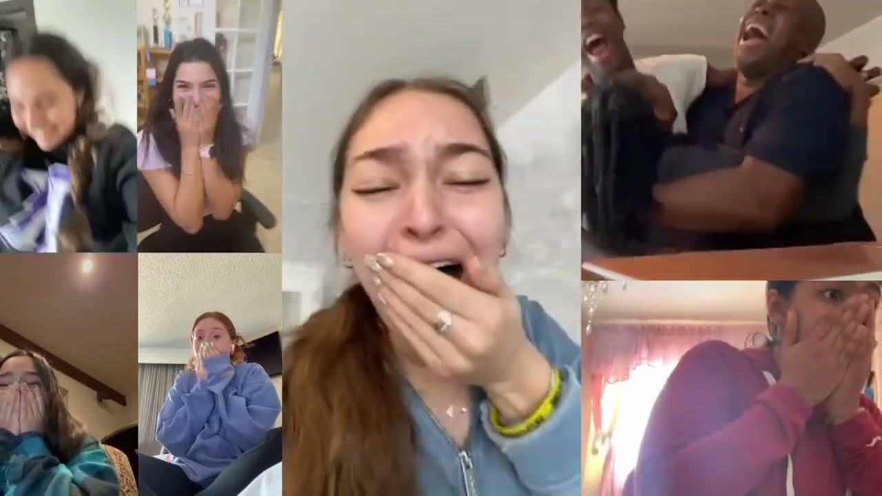 Class of 2026 Early Acceptance Student Celebrate becoming a Wolverine