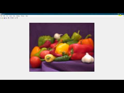 Filter 2 D Image with an Averaging Filter
