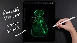 Draw With Me: Realistic Velvet | Procreate Digital Art screenshot 2
