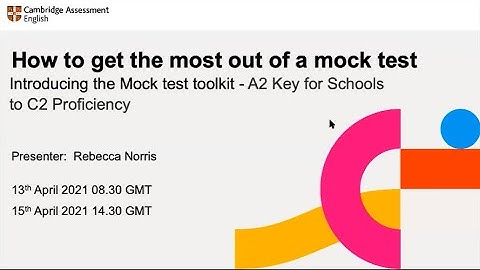 Mock Test Toolkit - our new guide to advise how, why and when to run mock tests I Cambridge English