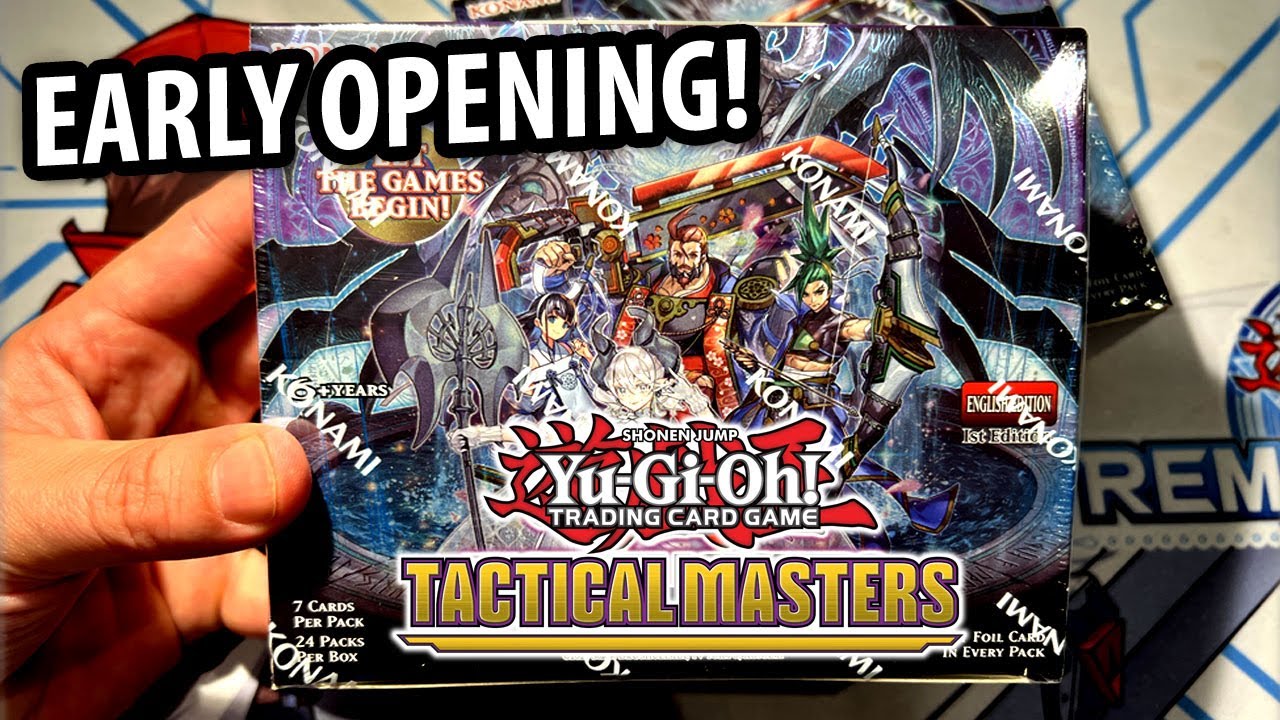 *EARLY OPENING* TACTICAL MASTERS (TCG) YouTube
