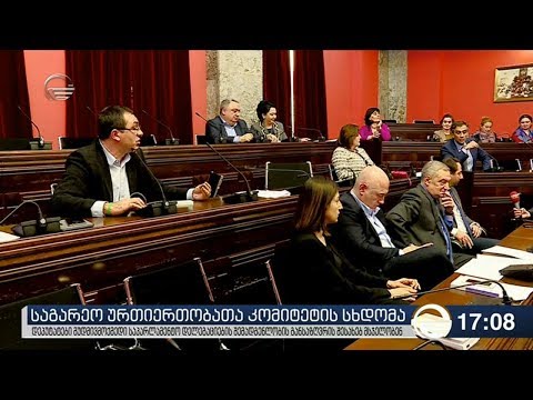 საგარეო ურთიერთობათა კომიტეტის სხდომაზე დაპირისპირება მოხდა