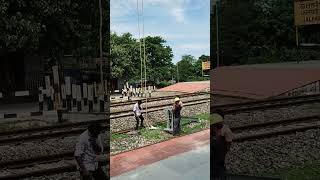 Electrification Work in Progress at Pace in RQJ-HDB Section of NFRailway #train