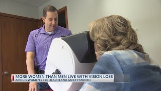 More Women than men live with vision loss