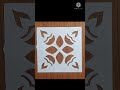 Dipawali special rangoli design  rangoli stencil design  rangoli paper cutting shorts