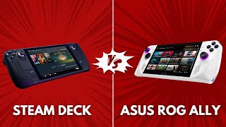 ASUS ROG Ally vs Steam Deck: Ultimate Handheld Gaming Showdown!