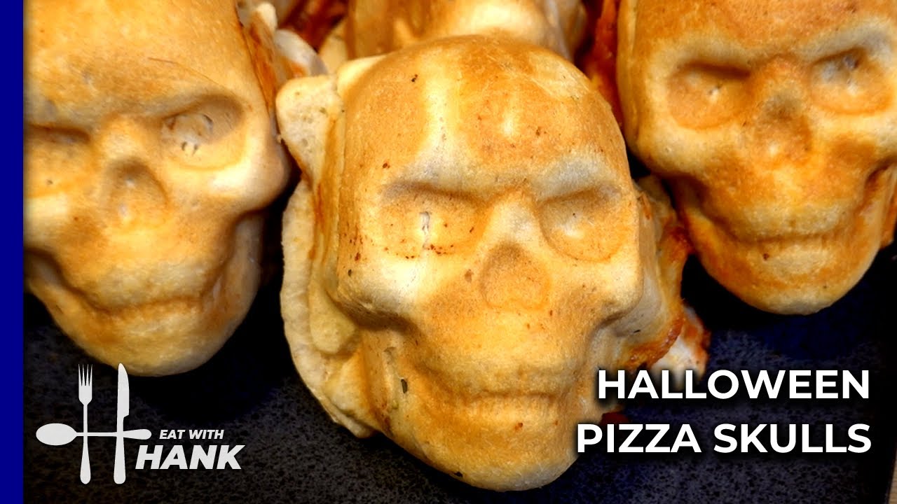 Halloween Oven Pizza Skulls Recipe YouTube Halloween Oven Pizza Skulls Recipe YouTube
