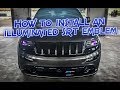 How to Install an illuminated SRT emblem