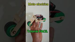Maqueta Moto Electrica Casera Faciel De Hacer Tutorial