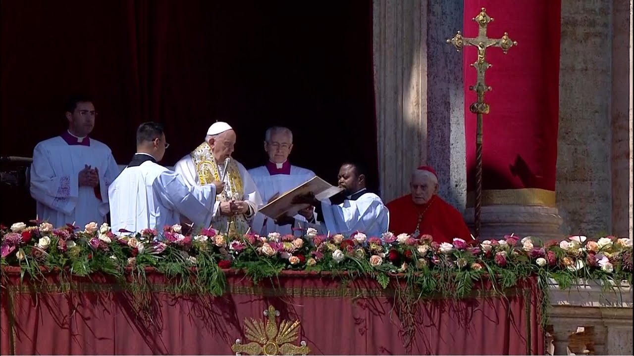 Easter Urbi et Orbi Blessing with Pope Francis 9 April 2023 HD