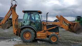 2007 Case 580SM Series II Backhoe Loader: Running & Operating Video!