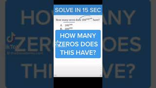 How many zeros are in this number? | Solved in 15 seconds #shorts