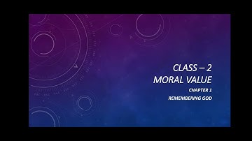 Moral value class 2