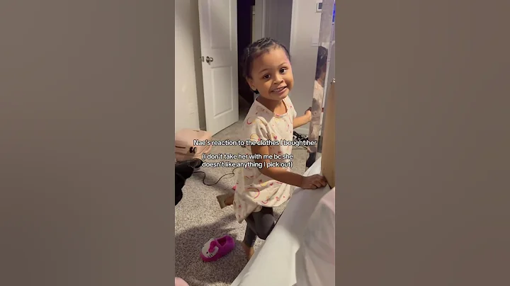 My daughters reaction to the clothes I bought her as a picky toddler