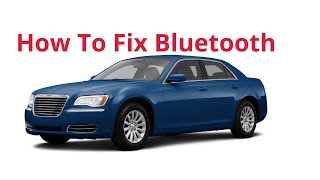 How to fix the Bluetooth and replace the Bluetooth Module in a 2013 Chrysler 300. #chrysler