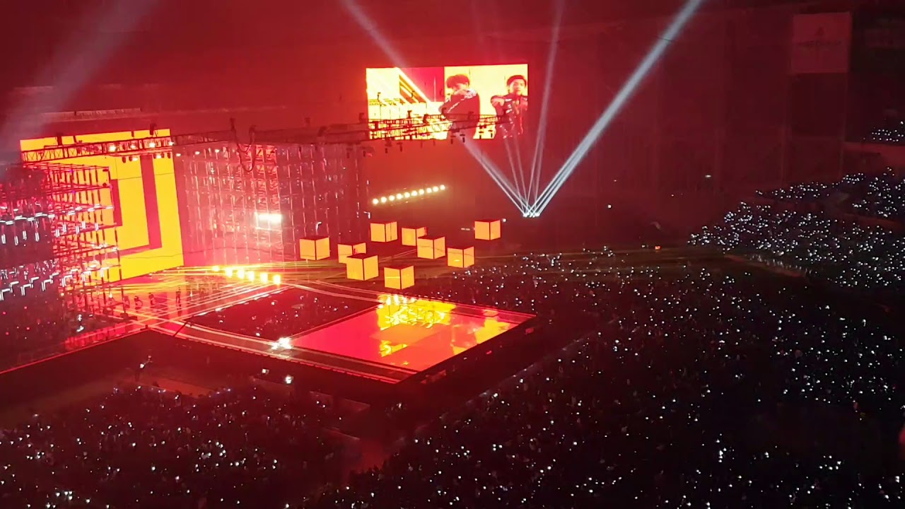 171225 sbs 가요대전 EXO EXO-L 팬석 내 응원 full