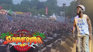 Burna Boy Live At SummerJam Festival 2024 At Fuhlinger See In Cologne, Germany