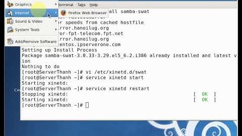 Quản trị Linux Centos 5.5 _ Samba_SWAT.wmv