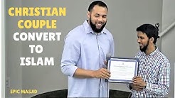 Christian Couple Convert (Revert) to Islam - Two Shahadas at EPIC Masjid