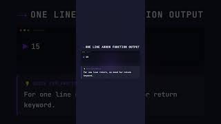 JavaScript Basics Part 6 🚀 | Arrow Functions Explained in 30 Seconds