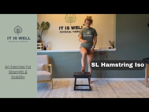 Single Leg Hamstring Isometric - Standing