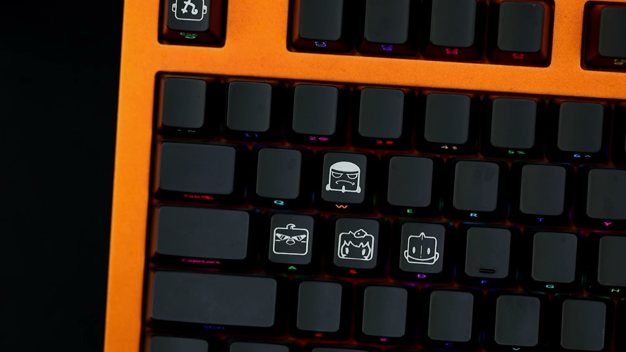 Metal panel keyboard game set