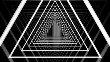 Triangle Tunnel Background Motion Graphics