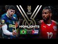 🇧🇷 BRA vs. 🇨🇺 CUB - Highlights | Men&#39;s OQT 2023