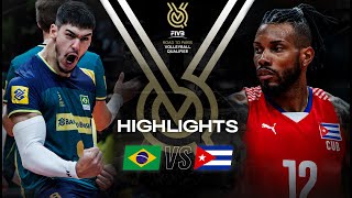 🇧🇷 BRA vs. 🇨🇺 CUB - Highlights | Men's OQT 2023