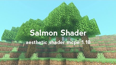 Shader mcpe 1.18 realistis !!! ringan dan no lag ram 1gb - Salmon Shader