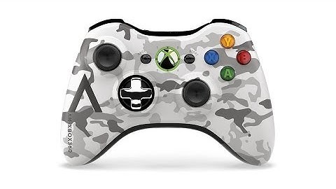Xbox 360 Arctic Camouflage Controller preview