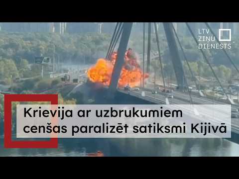 Zelenskis: Krievija cenšas paralizēt satiksmi Kijivā