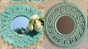 DIY Macrame mirror wall hanging @diymacramee
