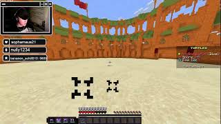 Warming up on mcpvp club then turtled!!! Today We start with the song battle!!!