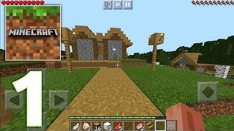 Minecraft Pocket Edition Gameplay No Commentary - Part 1