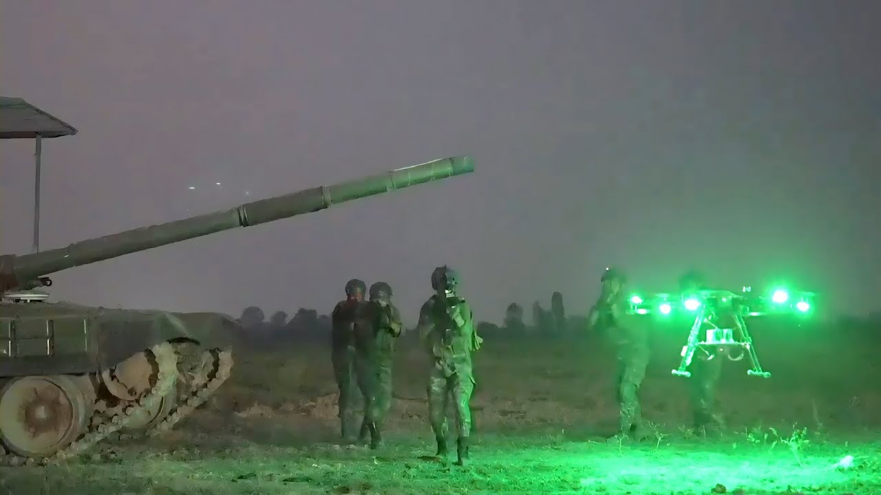Indian Army Integrating Drones with Commandos & Tanks - YouTube