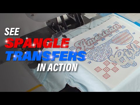 Spangle Transfer Pressing Instructions