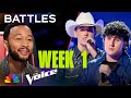 MUST-SEE Duets from Battles Week 1 | The Voice | NBC