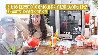 Elegoo x Emoji: Teen's 4-Color 3D Printer Test