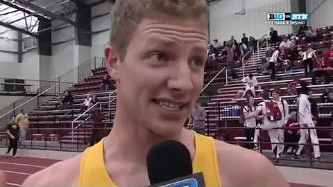 Derek Wiebke Wins 2017 B1G Indoor Track & Field Mi...