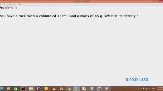 Calculation of Density, mass, volume using Python